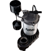 Flotec Submersible Cast Iron and Zinc Sump Pump 1/3 HP