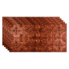 Fasade Traditional Syle # 2 - 48-3/8" x 24-3/8" PVC Glue Up Tile in Moonstone Copper - PG5118