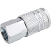 Freeman Female To Female Industrial Coupler Z4B1414FFIC, 1/4" x 1/4", 4 Ball, Zinc