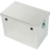 Tow-Rax SP14BP 14" Aluminum Battery Box, Polished Finish 9" H x 11" W x 14" D