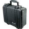 Pelican 1400 Watertight Small Case With Foam 13-3/8" x 11-5/8" x 6", Black