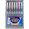 Pilot® Precise Grip Rolling Ball Pen, Extra Fine, 0.5mm, Assorted Ink, 7/Pack
