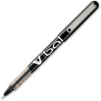 Pilot® V Ball Rolling Ball Pen, Fine, 0.7mm, Black Barrel/Ink, Dozen