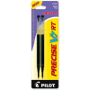 Pilot® Precise V7 RT Rolling Ball Refill, Fine, Black Ink, 2/Pack