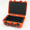 Nanuk 920 Case w/Padded Divider, 16-11/16"L x 13-3/8"W x 6-13/16"H, Orange