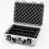 Nanuk 920 Case w/Padded Divider, 16-11/16"L x 13-3/8"W x 6-13/16"H, Silver