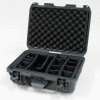 Nanuk 925 Case w/Padded Divider, 18-11/16"L x 14-13/16"W x 7"H, Graphite