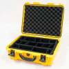 Nanuk 930 Case w/Padded Divider, 19-13/16"L x 16"W x7-5/8"H, Yellow