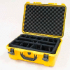 Nanuk 940 Case w/Padded Divider, 21-11/16"L x 16-7/8"W x 8-1/2"H, Yellow