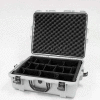 Nanuk 945 Case w/Padded Divider, 25-1/8"L x 19-7/8"W x 8-13/16"H, Silver