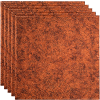 Fasade Border Fill - 23-3/4" x 23-3/4" PVC Lay In Tile in Moonstone Copper - PL5918