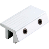 Primeline Products U 9815 Sliding Door Lock, Tamper Resistant, Aluminum Finish