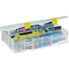 Plano ProLatch™ StowAway® Utility Box 4-15 Adj Compartment 14"L x 9-1/8"W x 3-1/4"H Clear - Pkg Qty 3