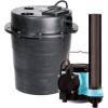 Little Giant 506055 WRS Series 1/3HP Water Removal System - 115V- Integral- 7-10" On Level