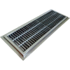IMC Floor Trough CFT-1296-SG 12"W x 96"L x 4"D with Stainless Steel Grating & 1 Center Drain