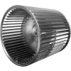 Double Inlet Blower Wheel, 10-5/8" Dia., CW Or CCW, 4-1/2"W, 3/4" Bore