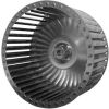 Single Inlet Blower Wheel, 9-15/16&quot; Dia., CCW, 1750 RPM, 5/8&quot; Bore, 6&quot;W, Galvanized