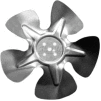 Small Hubless Fan Blade, 7-3/4" Dia., 30° Pitch, CW, 2-9/16" Blade Depth, 3 Blade