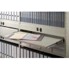 Clipper ® Sliding Reference Shelf, 36"W X 18"D, Extends 12", Champagne