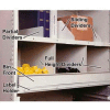 Clipper ® Bin Front, 36"W X 3"H, Gray