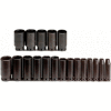 Proto J74116 1/2" Drive 19 Piece Deep Impact Socket Set - 6 Point