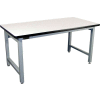 Pro-Line 72 x 30 HD7230P-HDLE-A31 Fixed Height Heavy Duty Workbench ESD Laminate Top - Gray