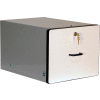 12"H Lockable Stacking Drawer Gray