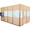 Portafab Modular Cleanroom, 20'L x 16'W, 3 HEPA Units, 5 Light Fixtures, 6 Outlets, ISO 8, White