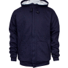 National Safety Apparel® Heavyweight Lined Zip Front FR Hoodie, S, Navy, C21IFWE05SM