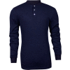 TECGEN CC™ Flame Resistant Long Sleeve Henley Navy 2XL, Navy, C541NNBBSLS2XL