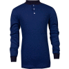 TECGEN CC™ Flame Resistant Long Sleeve Henley, XL, Royal Blue, C541NRBBSLSXL