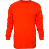 National Safety Apparel® FR Classic Cotton Long Sleeve T-Shirt, M, Orange, C54PQLSMD