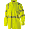 DRIFIRE® Hi-Vis Work Shirt, Type R, Class 3, L, Fluorescent Yellow, DF2-AX3-324LS-HY-LG