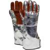 CARBON ARMOUR™ Thermal Leather Glove, Hook & Loop, Rayon Back, Alum/Brown, L, DJXGAR1705SPEC2