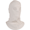 CARBON ARMOUR™ High Heat Knit Hood with Eyeholes in Nomex, OSFM, White, H41NK