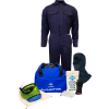 ArcGuard® KIT2CV11B2X10 12 cal UltraSoft Arc Flash Kit, Coverall & Balaclava, 2XL, Glove Sz 10
