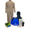 ArcGuard® KIT2CVPR08BL11 8 cal DuPont Protera Arc Flash Kit, FR Coverall & Balaclava, L, Sz 11
