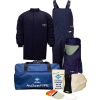 ArcGuard® KIT4SC40M11 40 cal Compliance Arc Flash Kit w/ Short Coat & Bib Overall, M, Sz 11