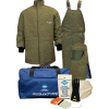ArcGuard® KIT4SCLT40L10 40 cal RevoLite Arc Flash Kit w/ Short Coat & Bib Overall, L, Sz 10