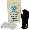 ArcGuard® Class 00 ArcGuard Rubber Voltage Glove Kit, Black, Size 8, KITGC00B08