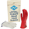 ArcGuard® Class 00 ArcGuard Rubber Voltage Glove Kit, Red, Size 11, KITGC00R11