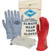 ArcGuard® Class 00 ArcGuard Rubber Voltage Glove Premium Kit, Red, Size 11, KITGC00R11AG