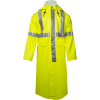 Arc H2O™ 48" Flame Resistant Hi-Vis Trench Coat, ANSI Class 3, Type R, Yellow, S