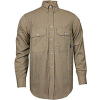 TECGEN CC™ 6 oz. Flame Resistant Work Shirt, XL-LN, Tan, SHR-DWWS02-TNXLLN