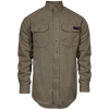 TECGEN Select® Flame Resistant Work Shirt, 2XL, Tan, TCG01120225