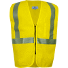 VIZABLE® FR Standard Hi-Vis Mesh Safety Vest, Zipper, ANSI Class 2, Type R, M, Yellow