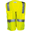 VIZABLE® Flame Resistant Deluxe Anti-Static Hi-Vis Mesh Vest, ANSI Class 2, Type R, 3XL, Yellow
