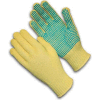 PIP Kut-Gard® Kevlar® Gloves, 100% Kevlar®, Medium Weight, PVC Dots One Side, L, 1 DZ