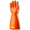 PIP Electrical Rated Gloves, 14"L, Unlined, Smooth Finish, Beaded, Orange, Class 2, Size 12
