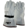 PIP Top Grain Goatskin Leather Protector For Novax® Gloves, White, Size 10